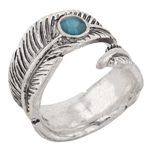 Montana Silversmiths Feather Touch Attitude Wrap Ring
