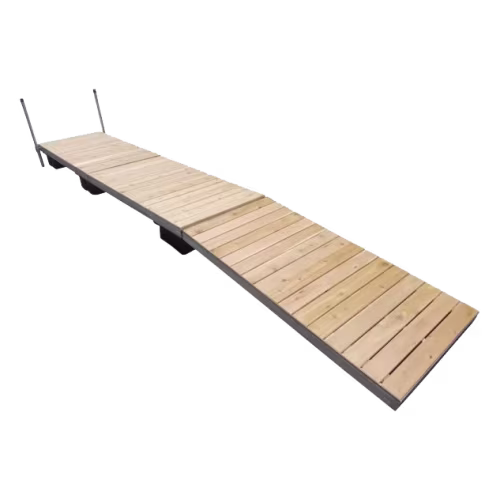 Patriot Docks Standard Floating Dock with Cedar Decking