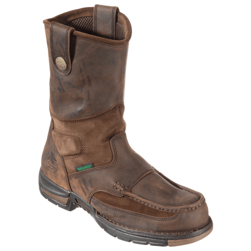 Georgia Boot Athens Waterproof Wellington Work Boots for Men