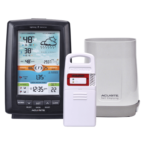 AcuRite Weather Station with Rain Gauge and Lightning Detection
