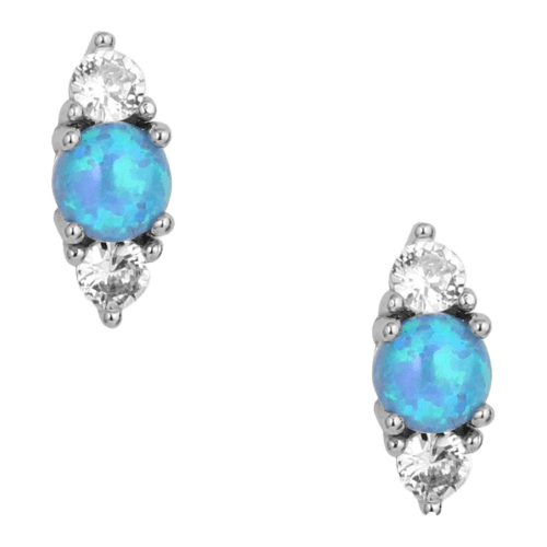 Montana Silversmiths Delicate Moonlight Crystal Opal Earrings