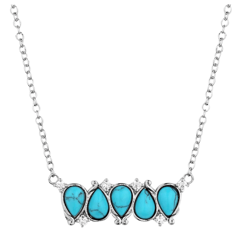 Montana Silversmiths Blue Sands Turquoise Necklace