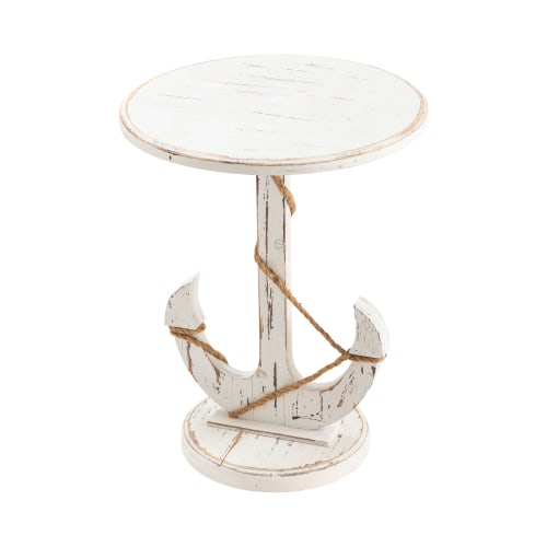 Crestview Collection Harbor Distressed Anchor Table