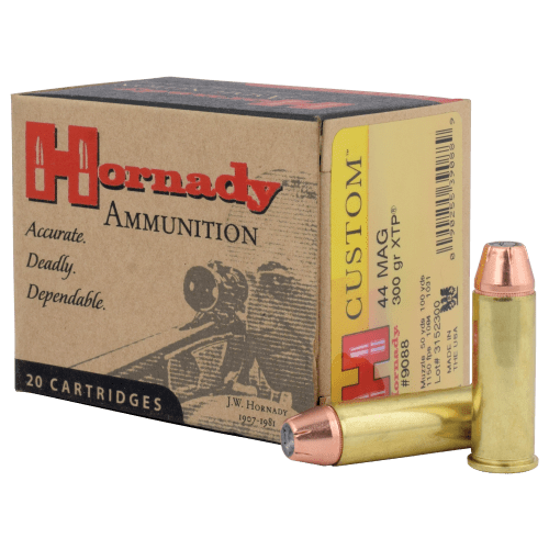 Hornady Custom .44 Remington Magnum 300 Grain Pistol Ammo
