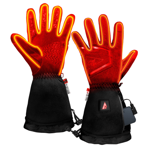 ActionHeat 5V Plush-Softshell Heated Gloves for Men
