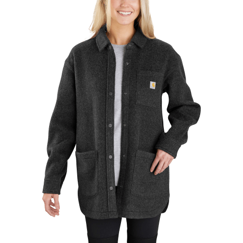 Carhartt Loose-Fit Fleece Shirt Jacket for Ladies