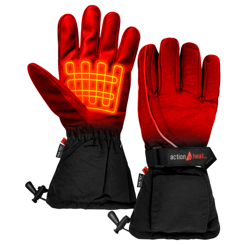 ActionHeat AA Battery Heated Gloves for Ladies