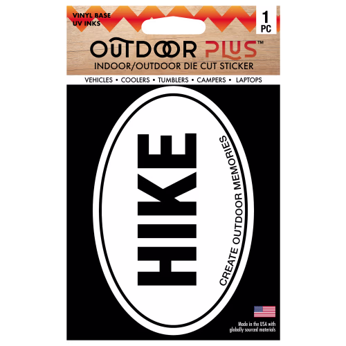 Outdoor-Plus Hike Sticker