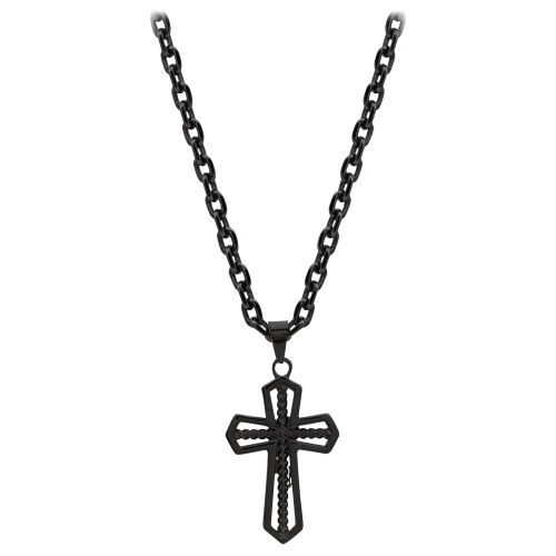 Montana Silversmiths Through the Darkest Night Cross Necklace