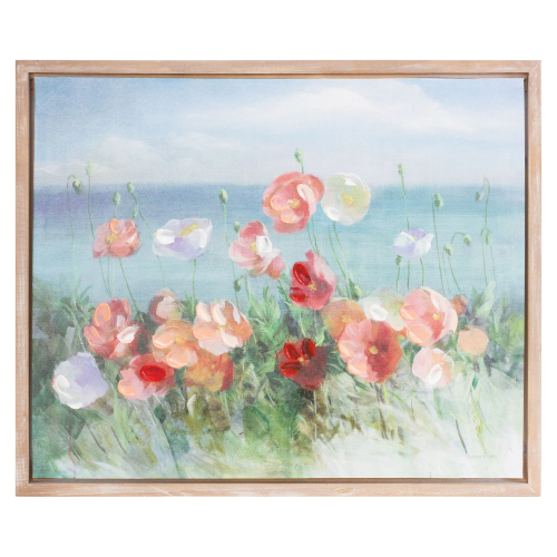 Melrose International Framed Floral Canvas Wall Art