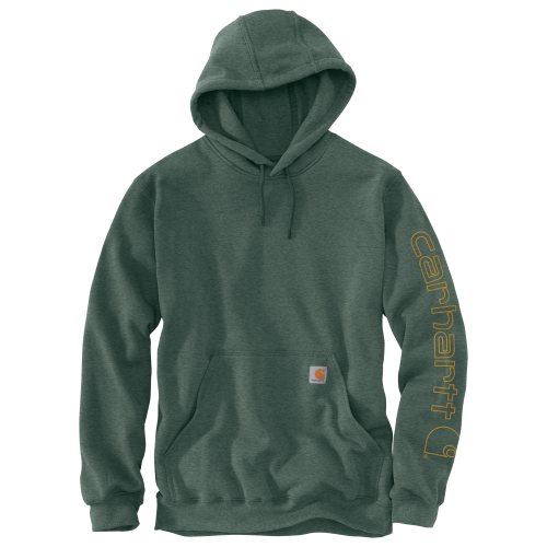 Carhartt Loose-Fit Midweight Logo Hoodie for Men
