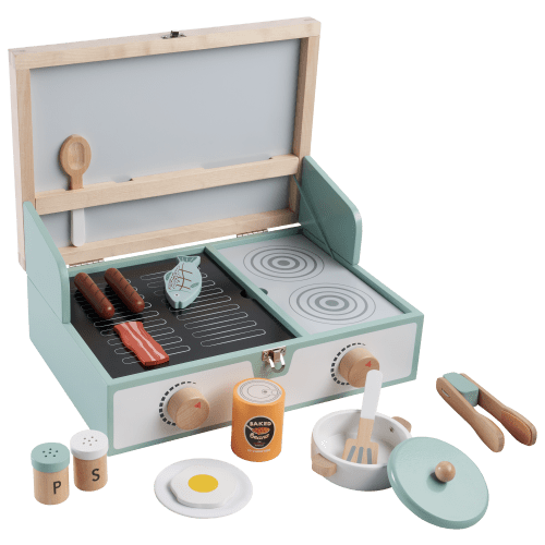 Bass Pro Shops Wooden Camp Stove Set for Kids