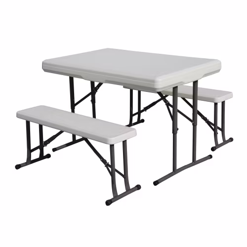 Stansport Heavy-Duty Folding Picnic Table and Bench Set