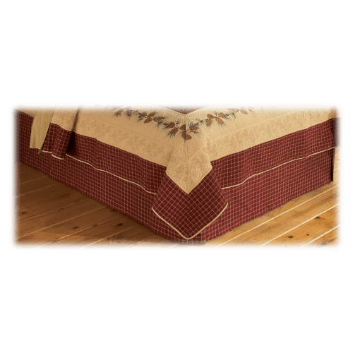 Donna Sharp Pine Lodge Bedding Collection Plaid Bed Skirt