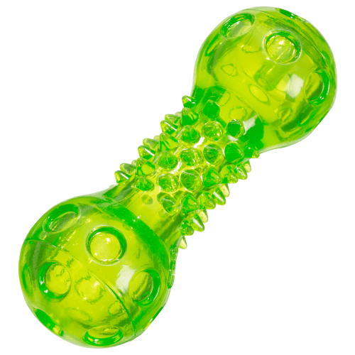 Hyper Pet Dura-Squeaks Barbell Squeaking Dog Toy