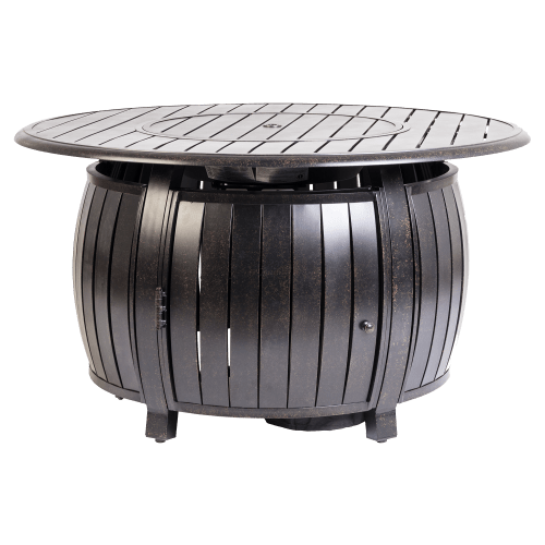 Fire Sense Cooper Aluminum Round Liquid Propane Gas Fire Pit