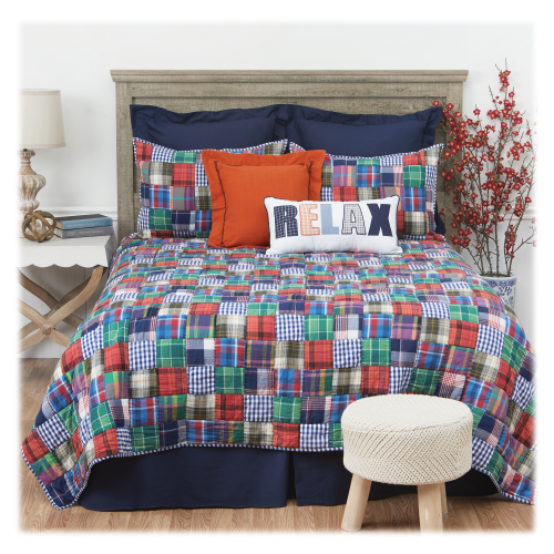C&F Home Madras Plaid Bedding Collection Quilt