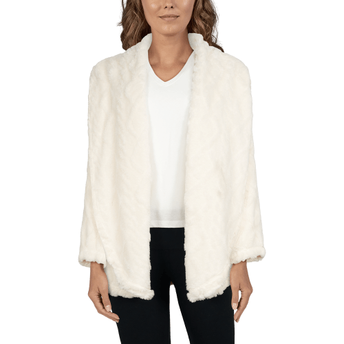 Natural Reflections Cable Cocoon Cardigan for Ladies