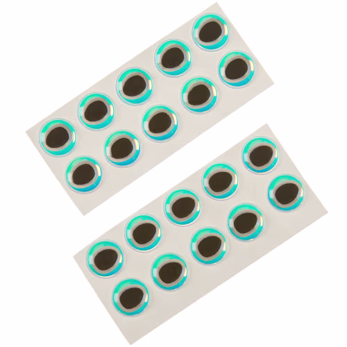 Oval Pupil 3D Adhesive Eyes