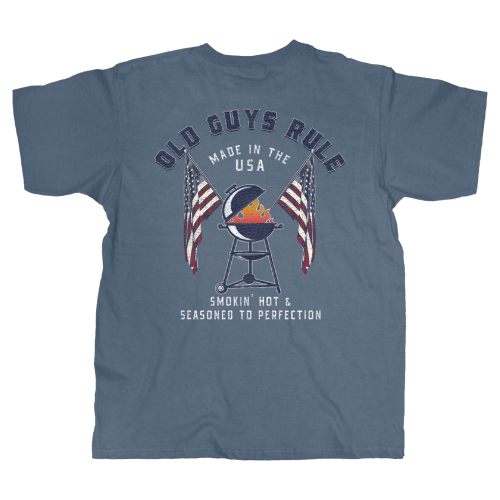 Old Guys Rule American BBQ Short-Sleeve T-Shirt for Men