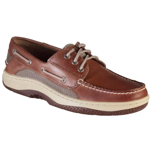 Sperry Billfish 3-Eye Boat Shoes for Men - Dark Tan
