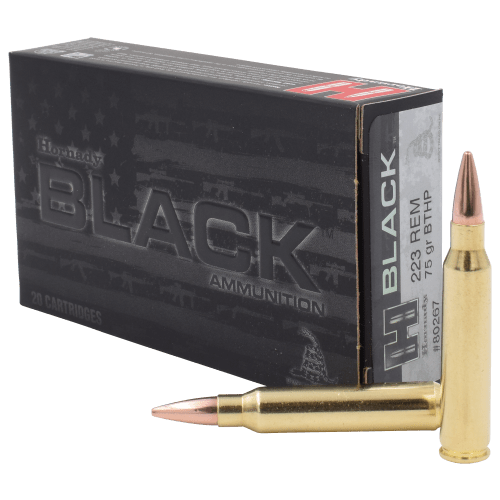 Hornady BLACK .223 Rem 75 Grain Centerfire Rifle Ammo