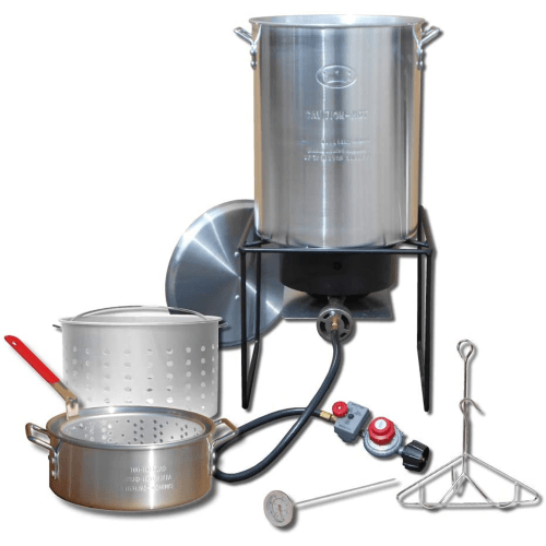 King Kooker 2-Pot Deep Frying/Boiling Outdoor Cooker Package