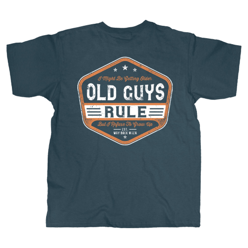 Old Guys Rule Getting Older Short-Sleeve T-Shirt for Men
