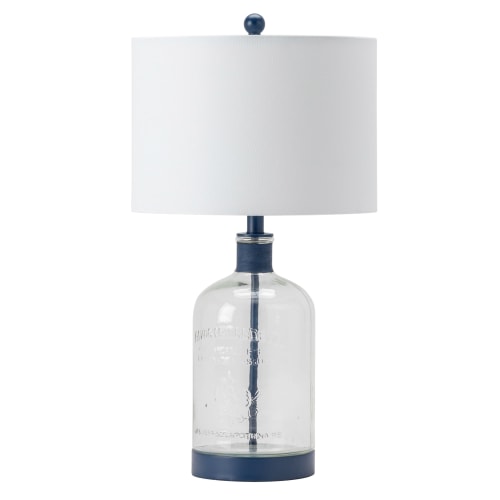 Crestview Collection Alden Blue Mason Jar Lamp