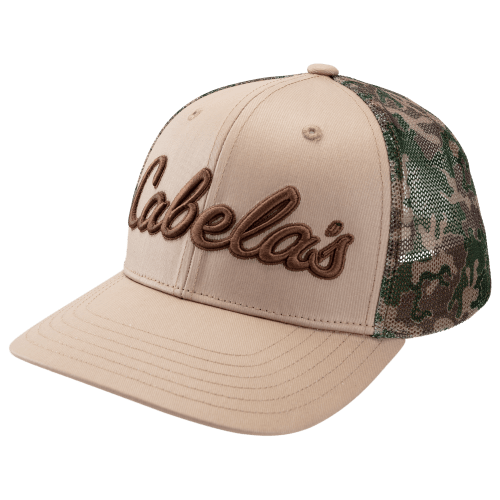 Cabela's 3D Logo Camo Mesh-Back Cap