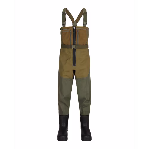 Simms Freestone Z Front Zip Boot-Foot Chest Waders for Men