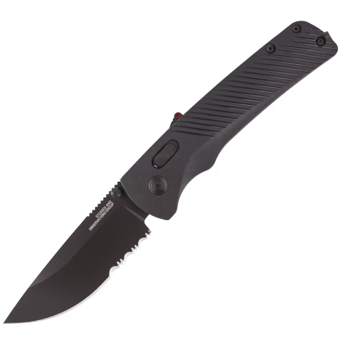 SOG Flash AT Blackout Serrated Folding Knife