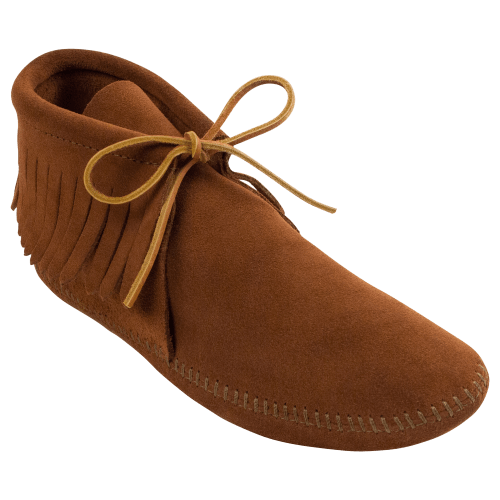 Minnetonka Classic Fringe Softsole Boots for Men