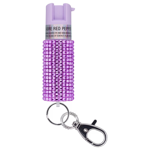 Sabre Jeweled Pepper Spray with Snap Clip