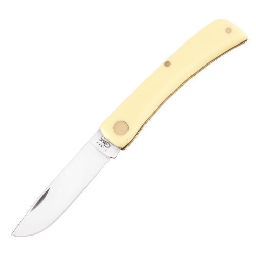 Case Yellow Handle Pocket Knife - Sod Buster Jr.