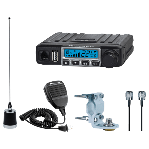 Midland MXT115VP3 MicroMobile GMRS 2-Way Radio Bundle