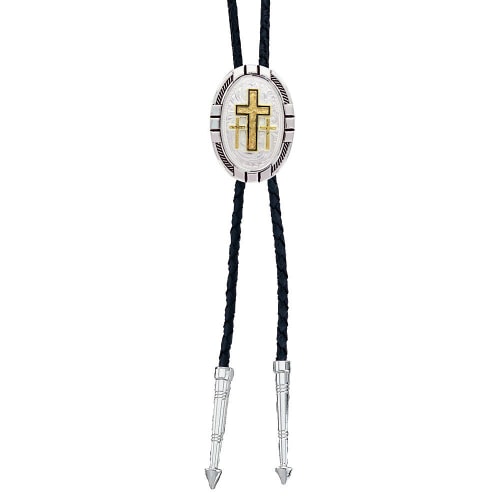 Montana Silversmiths New Traditions Four Directions Bolo Tie