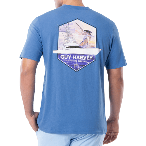 Guy Harvey Offshore Hex Short-Sleeve T-Shirt for Men