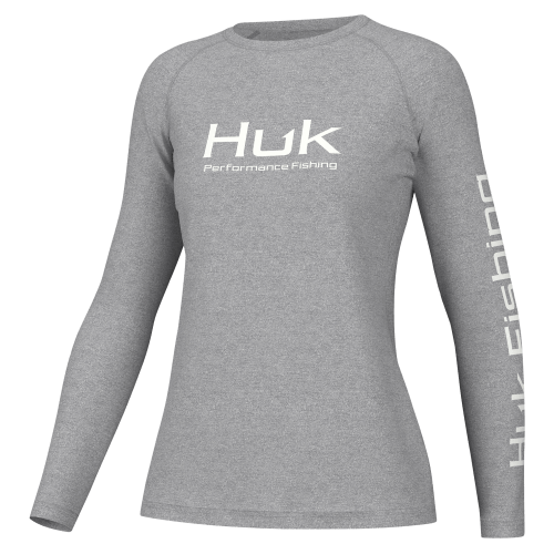 Huk Pursuit Heather Long-Sleeve Shirt for Ladies
