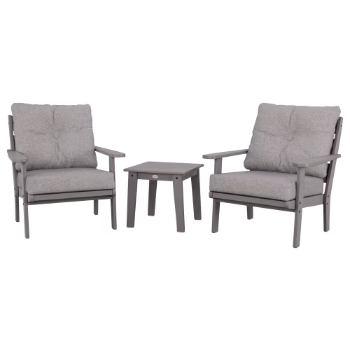 POLYWOOD Lakeside 3-Piece Deep-Seating Chair Set