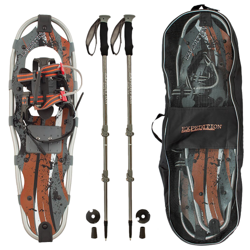 Expedition Outdoors Truger Trail II Series Snowshoe Trekking Kit