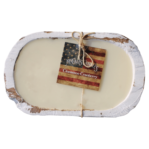 McCall's Candles Bread Bowl Cinnamon and Cranberry Candle