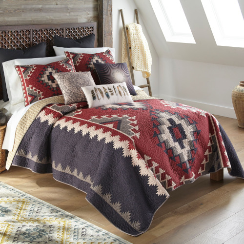 Donna Sharp Mojave Red Bedding Collection Quilt Set