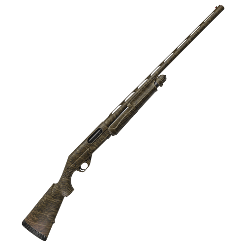 Benelli Nova Pump-Action Shotgun in Mossy Oak Bottomland Camo