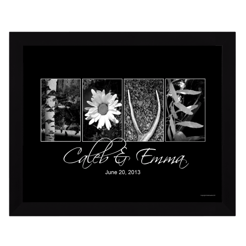 Love Letters Personalized Framed Artwork