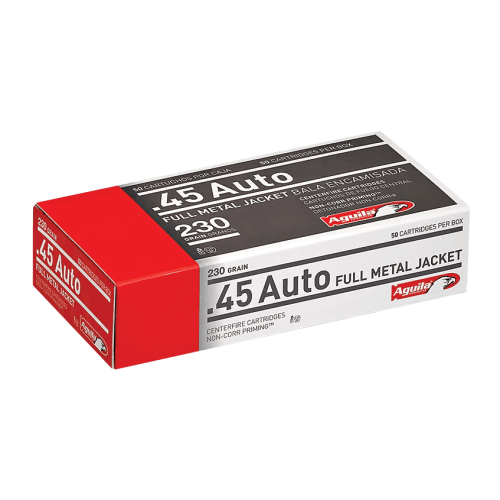 Aguila .45 ACP 230 Grain FMJ Handgun Ammo