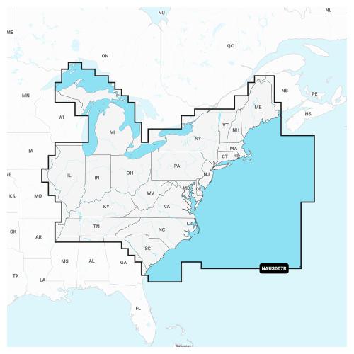 Navionics+ Cartography Chart Card