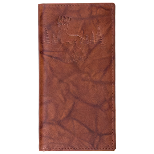 RedHead Deer Embossed Leather Roper Wallet
