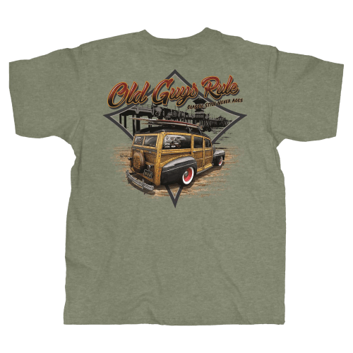 Old Guys Rule Classic Woodie Short-Sleeve T-Shirt for Men