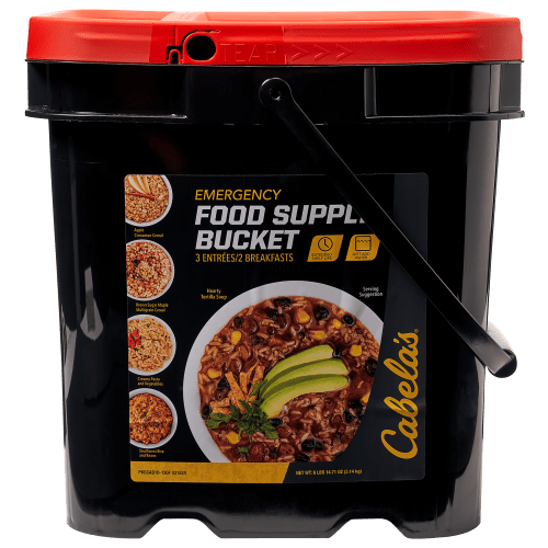 Cabela's Emergency 60-Serving Food Supply Bucket